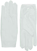 White Parade Santa Jester Formal Gloves with Snap by HalloweenStore.com
