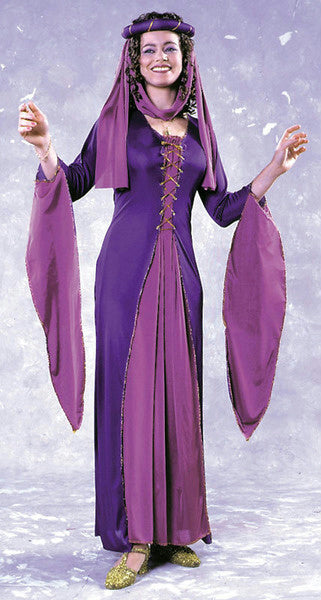 Classic Medieval Princess Lady Adult Costume S/M 2-8 by HalloweenStore.com