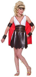 Sexy Roman Warrior Gladiator Gladiatrix Adult Costume XS/S 2-6 Cheap Closeout by HalloweenStore.com