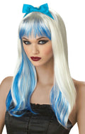 Blue and White Enchanted Tresses Alice Wig by HalloweenStore.com