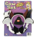 Cow Headband and Nose Ears Bow Tie Set with Sound by HalloweenStore.com