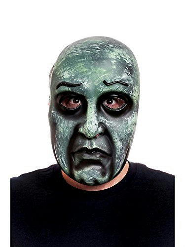 Frigtening Green Ghoul Face Mask by HalloweenStore.com
