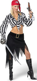 Cabin Girl Cutie Sexy Ladies Pirate Adult Costume Small 6-8 by HalloweenStore.com