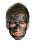 Transformers: Iron Hide Face Temporary Tattoo Makeup No Mask by HalloweenStore.com