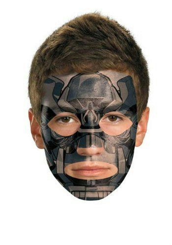 Transformers: Iron Hide Face Temporary Tattoo Makeup No Mask by HalloweenStore.com