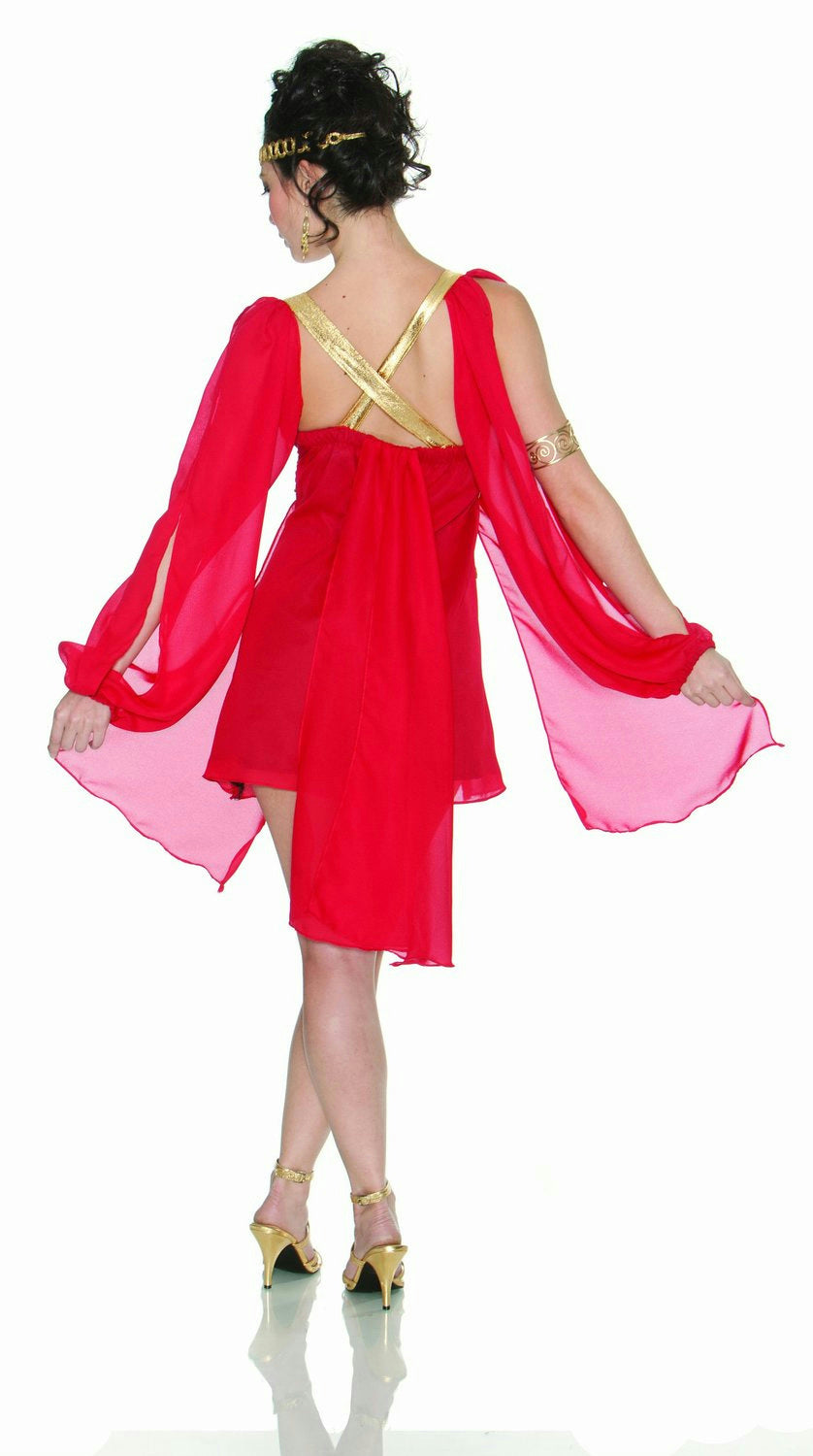 Delicious Grecian Goddess in Red Sexy Adult Costume S/M by HalloweenStore.com