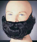 Black Character Costume Beard and Mustache Adult Men's Facial Hair Accessory by HalloweenStore.com
