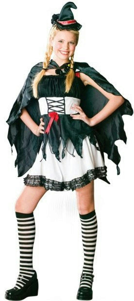Frisky Witch Child Girls Costume Medium (8-10) by HalloweenStore.com
