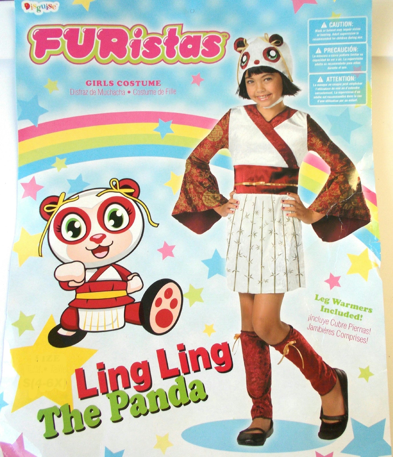 FURistas Ling Ling Panda Child Costume China Medium 7-8 by HalloweenStore.com