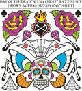 Forum Novelties Day Of The Dead Body And Chest Tattoo Kit Adult by HalloweenStore.com