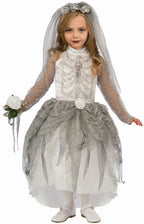 Forum Skeleton Bride Girl Child Costume Size Large 12-14 by HalloweenStore.com