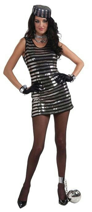 Forum Novelties Women's Jail House Honey Sexy Costume Size XS/SM (2-6) by HalloweenStore.com