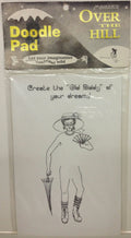 Over The Hilll Doodle Pad Prank Gag Grandpa Birthday Retirement Gift by HalloweenStore.com