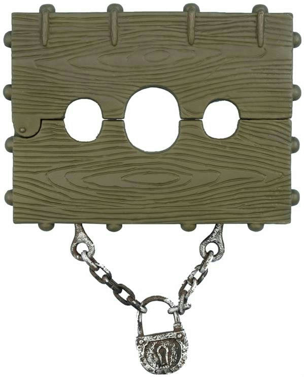 Extra Large Stock and Chain Execution Slave Haunted House Prop by HalloweenStore.com