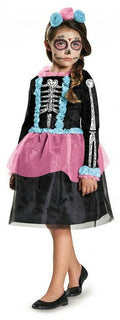 Sweet Skeleton Girls Costume Size Large 10-12 by HalloweenStore.com