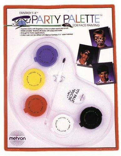 Mehron Fantasy FX Party Palette Face Painting Stage Makeup Kit by HalloweenStore.com