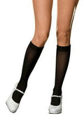 DreamGirl Sheer Bobbi Knee Sock Adult One Size by HalloweenStore.com
