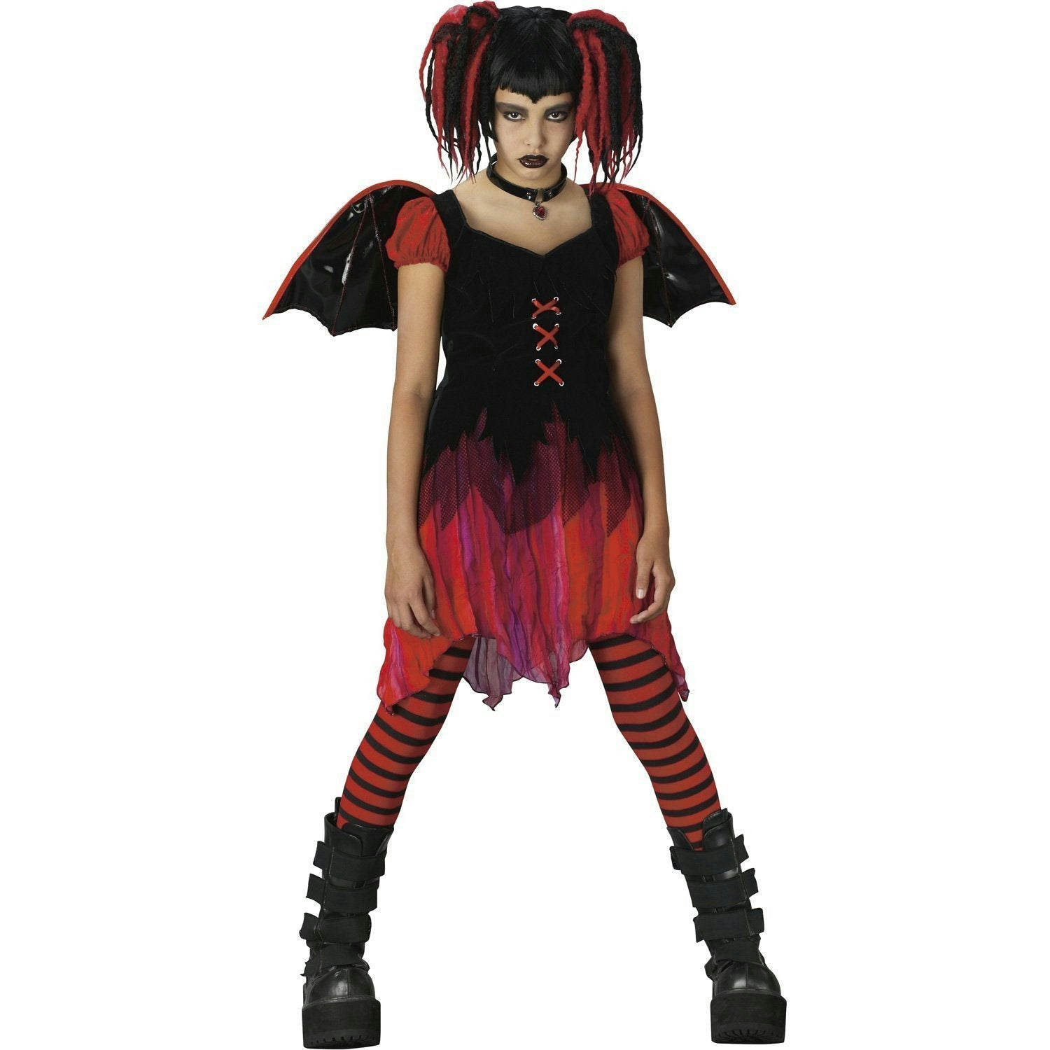 Lilith Goth Fairy Teen Costume Child Large 12-14 by HalloweenStore.com