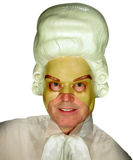 Marquis Male Renaissance Semi Rigid Plastic Halloween Face Mask for Him by HalloweenStore.com