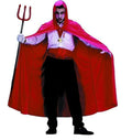 Red Nylon Hooded Cape Full Length 56" by HalloweenStore.com