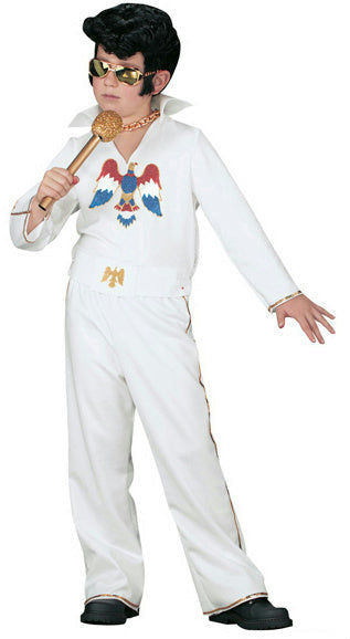 Officially Licensed Elvis Child Costume Jumpsuit Size Small 4-6 by HalloweenStore.com