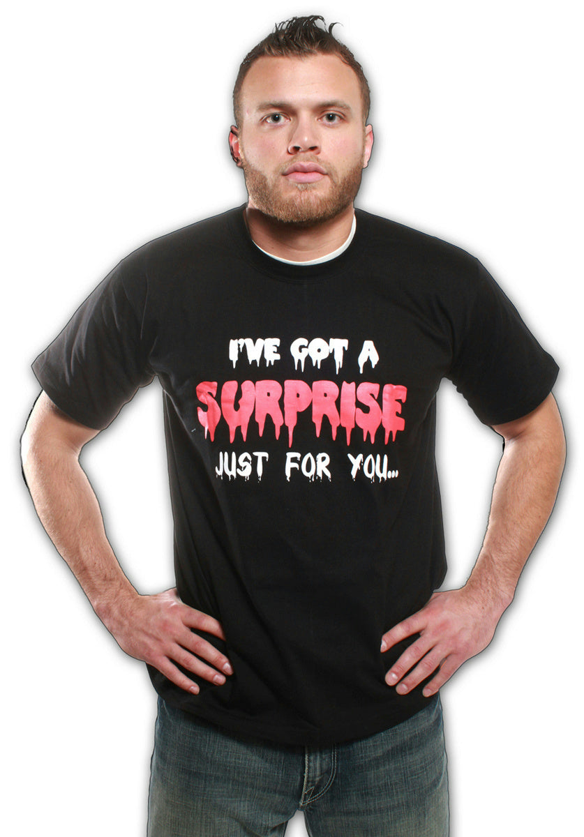 I've Got a Surprise Just For U Flip Up T-Shirt Zombie Funny Scary Costume XX-LG by HalloweenStore.com