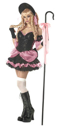 Rebel Toons Rock 'N Fairytales Sexy Little Bo Peep Adult Costume Size Small 6-8 by HalloweenStore.com