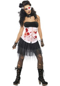 Smiffy's Womens Bleeding Beauty Gothic Adult Corset Tutu Costume Size Medium by HalloweenStore.com
