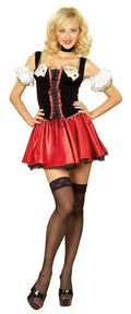 Womens Winning Pair Vegas Casino Poker Mistress Sexy Adult Costume Size M/L 8-12 by HalloweenStore.com