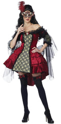 Womens Eye Candy Mysterious Masquerade Wicked Queen Adult Costume XS 4-6 by HalloweenStore.com