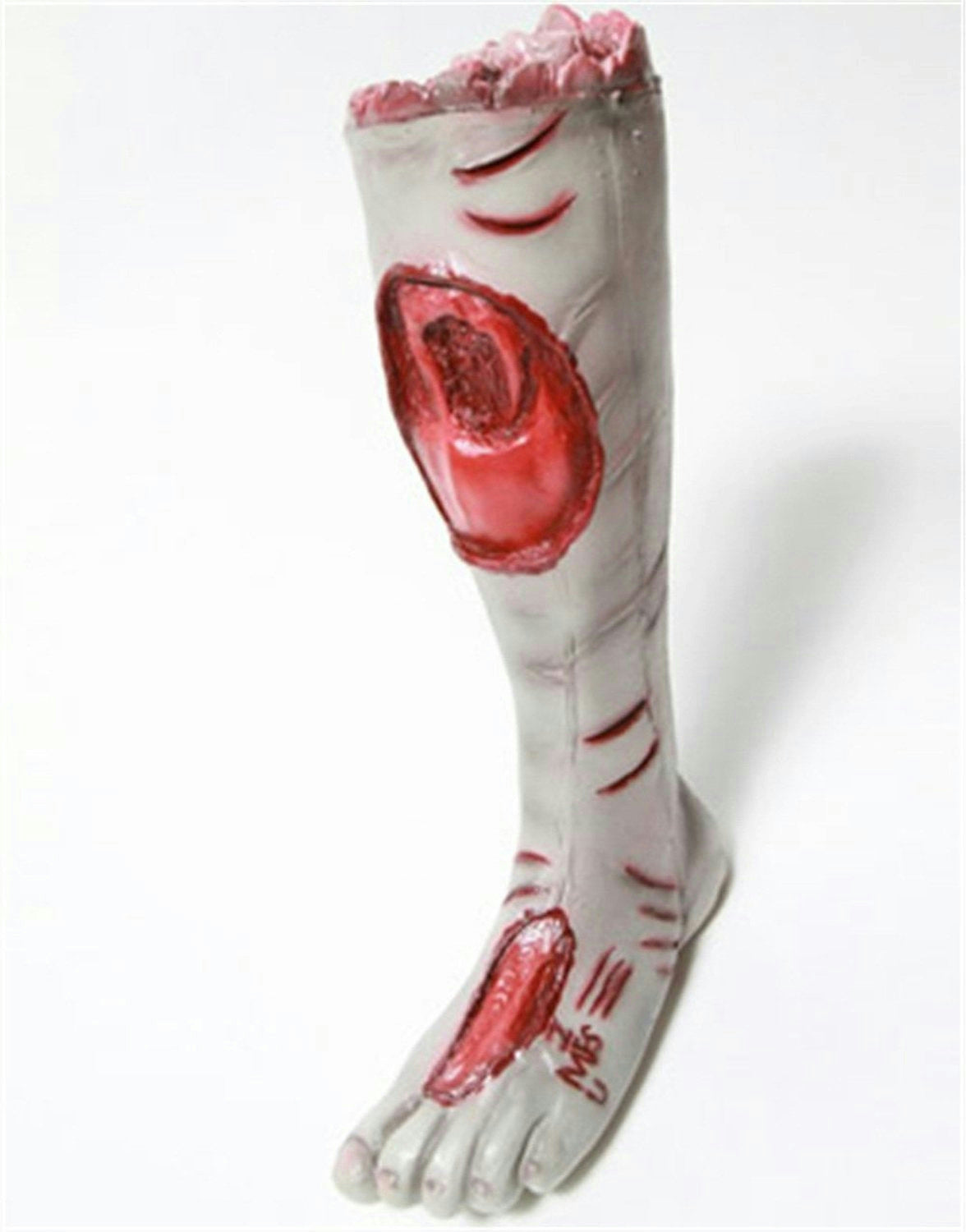 Mutilated Cutter Severed Leg I Miss You Severed Leg Halloween Horror Prop by HalloweenStore.com
