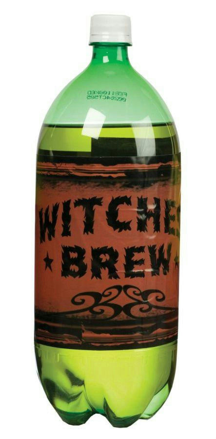 2 Liter Soda Bottle Halloween Party Decoration Coke Name Labels by HalloweenStore.com
