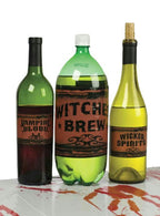 2 Liter Soda Bottle Halloween Party Decoration Coke Name Labels by HalloweenStore.com