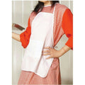 White Chef Apron (kids) Size 12 by HalloweenStore.com