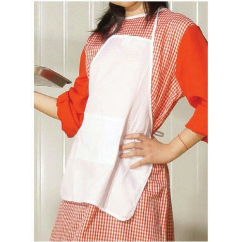 White Chef Apron (kids) Size 12 by HalloweenStore.com