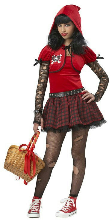 Girls Little Rad Red Riding Hood Tween Child Costume Large 10-12 by HalloweenStore.com