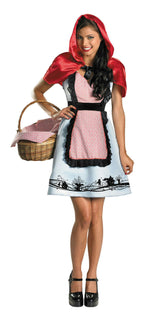 Fairytale Red Riding Hood Adult Costume Large 12-14 by HalloweenStore.com