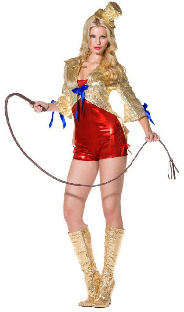 Women's Fever Circus Lady Adult Ringmaster Costume Size Medium by HalloweenStore.com