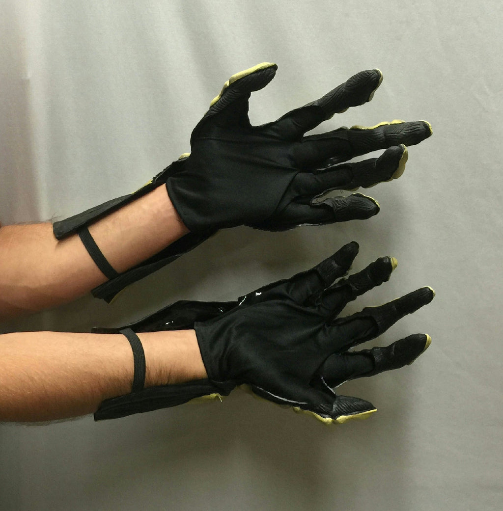 Deluxe Skeleton Bones Glow In The Dark Hands Gloves by HalloweenStore.com