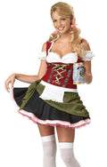 Bavarian Bar Maid Sexy Adult Costume Size Large 10-12 by HalloweenStore.com