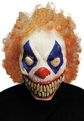 Evil Clown Adult 3/4 Mask with Hair by HalloweenStore.com