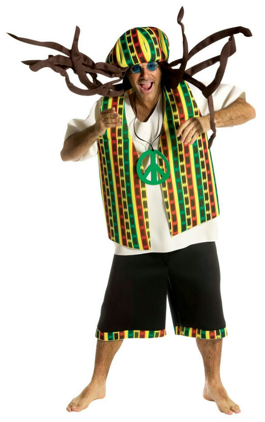 Rasta Mon Adult Costume Adult Size Standard by HalloweenStore.com