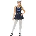 Sailor Girl Sexy Navy Blue Adult Costume Size Medium by HalloweenStore.com