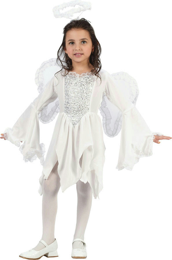 Baby Girl's Velvety Angel Velour Toddler Child Costume Size Large 3t-4t by HalloweenStore.com
