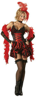 Womens Sexy Dance Hall Darlin Deluxe Burlesque Adult Saloon Girl Costume Small by HalloweenStore.com