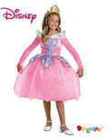 Sleeping Beauty Deluxe Aurora Child Costume Size Small 4-6 by HalloweenStore.com