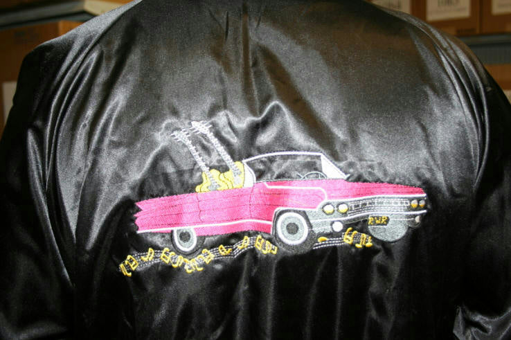 Deluxe Quality 50's T-Bird Sock Hop Costume Jacket for Adult Size Large by HalloweenStore.com