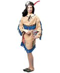 Girls Native American Indian Princess Child Costume Size Small 4-6 by HalloweenStore.com