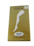 White Child Seamless Tights Pantyhose Accessory Size 3-6 Small by HalloweenStore.com