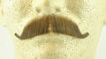 Light Brown 100% Human Hair European Character Elegant Handlebar Mustache 2012 by HalloweenStore.com